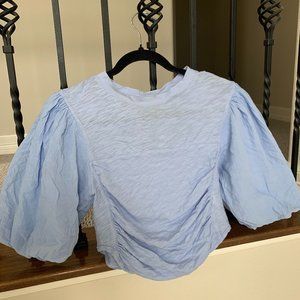 Free People Bubble Sleeve Top